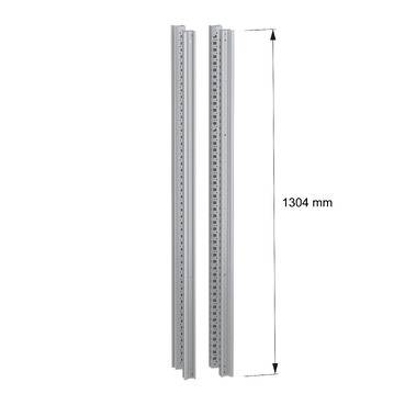 Schneider Electric NSYSFNV14 Vertikalstützen, PanelSeT SFN, für elektrische Gehäuse H 1400 mm, 4 Stück Stützschiene 1St.