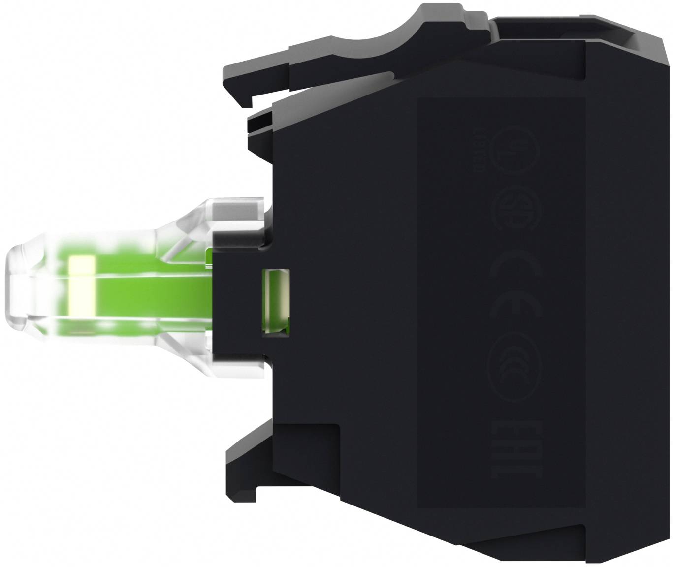 Schneider Electric ZBVJ13 Universelles LED-Modul, Harmony XB4 und XB5, 22mm, 30mm, weiß, Faston Klemme, 12V ACDC LED-Signalleuchte 5 St.