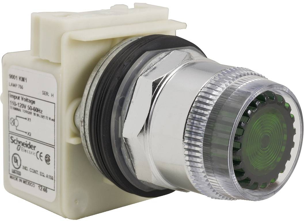 Schneider Electric 9001K1L1GH13 DRUCKTASTER 600V AC 10A 30MM T-K Drucktaster 1St.