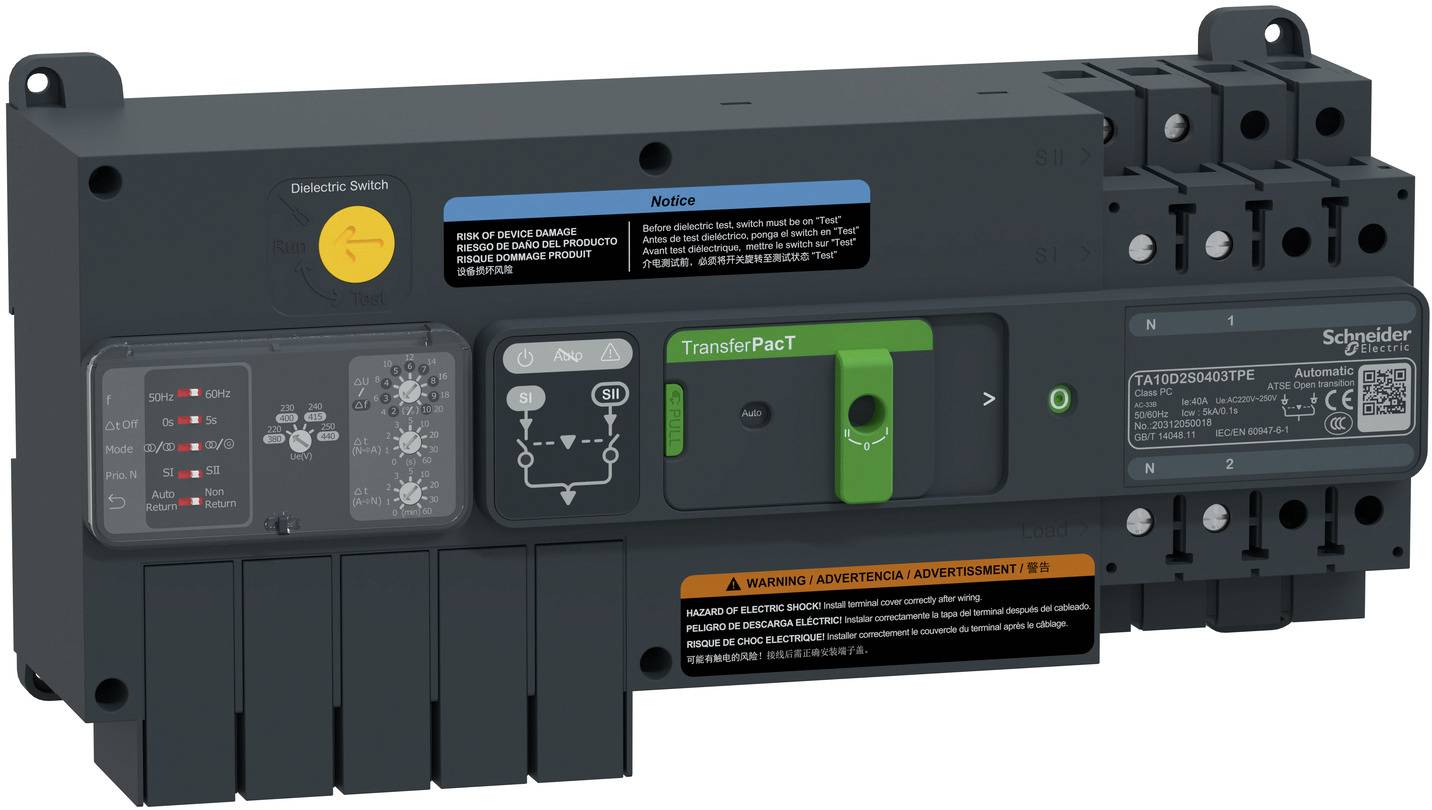 Schneider Electric TA10D2S0403TPE Netzumschaltsteuergerät 1St.