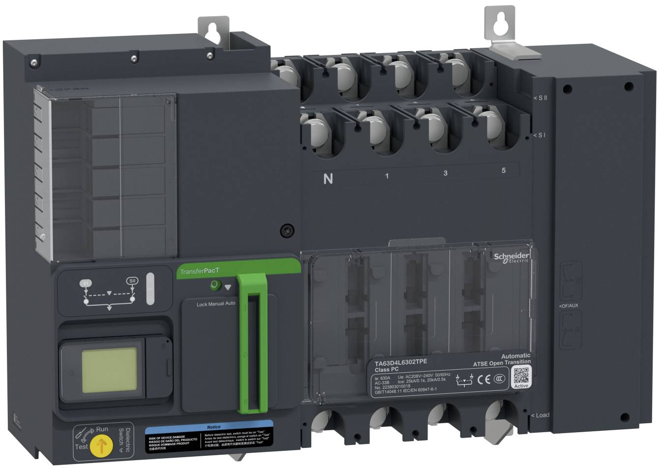 Schneider Electric TA63D4L6302TPE Netzumschaltsteuergerät 1St.