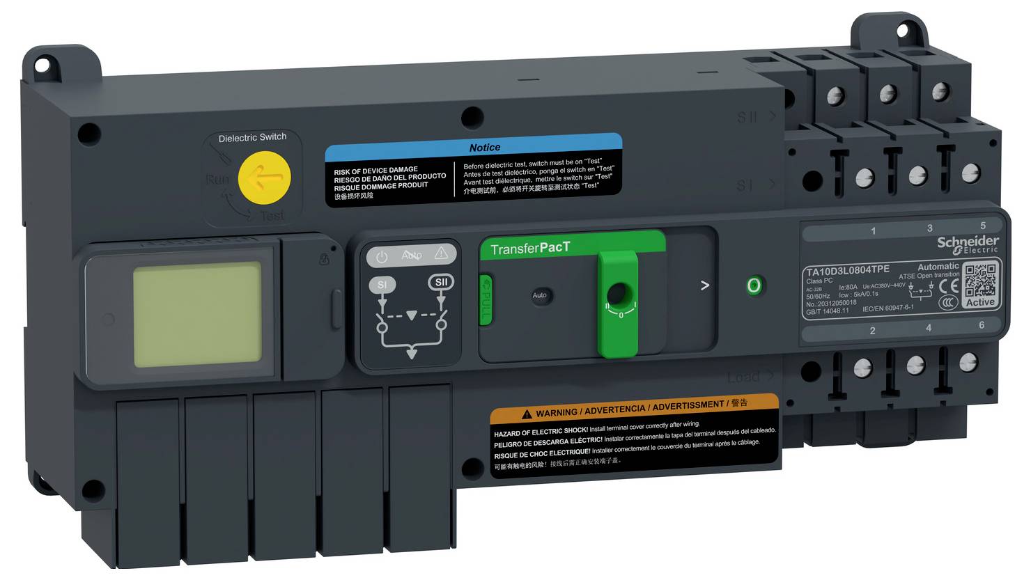 Schneider Electric TA10D3L0804TPE Netzumschaltsteuergerät 1St.