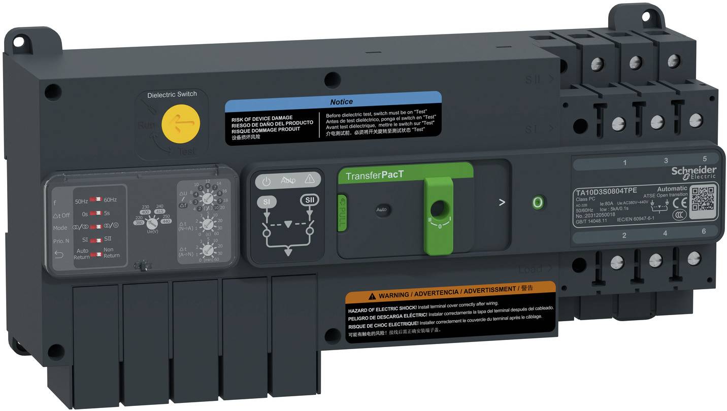 Schneider Electric TA10D3S0804TPE Netzumschaltsteuergerät 1 St.