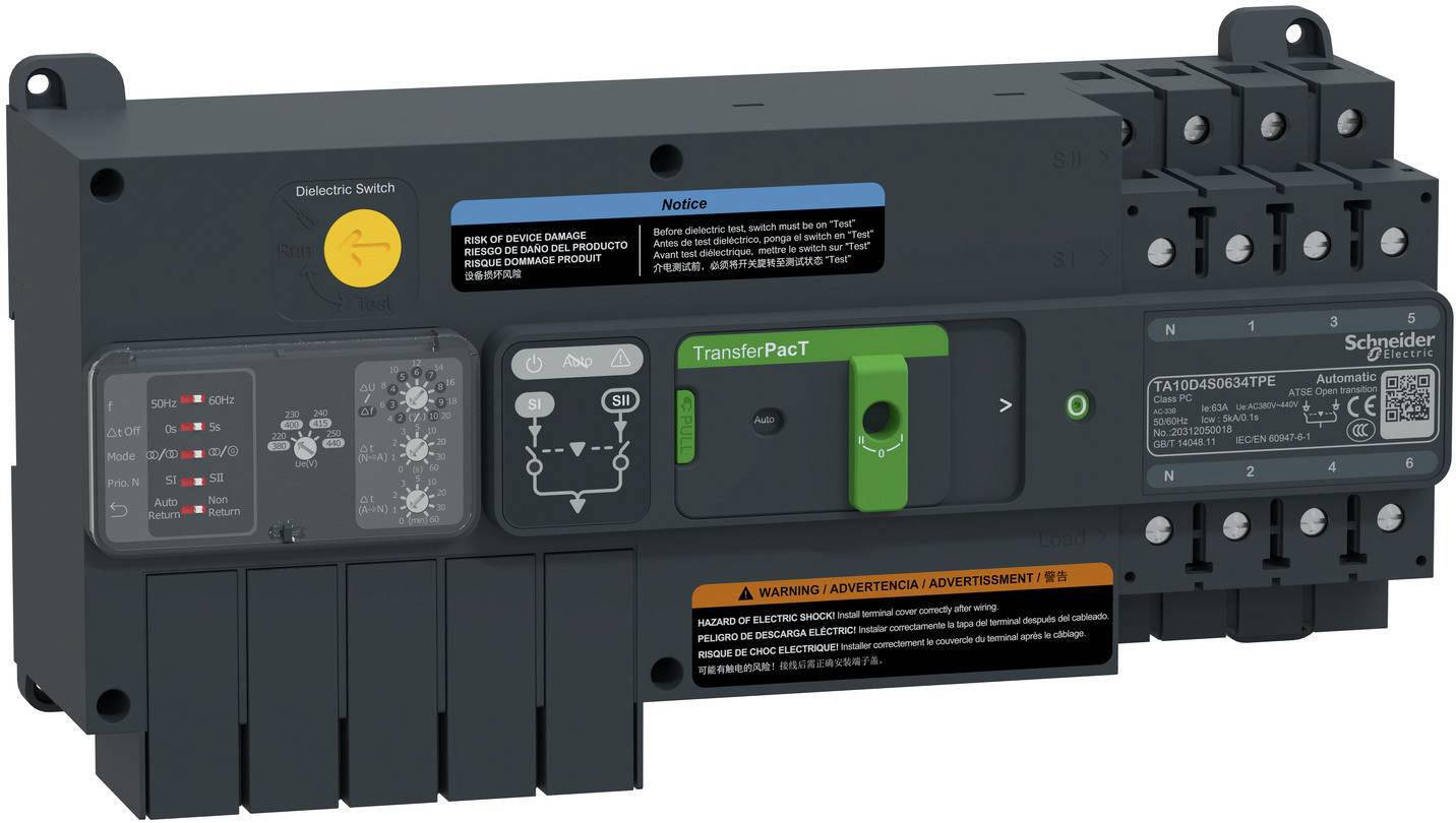 Schneider Electric TA10D4S0634TPE Netzumschaltsteuergerät 1St.
