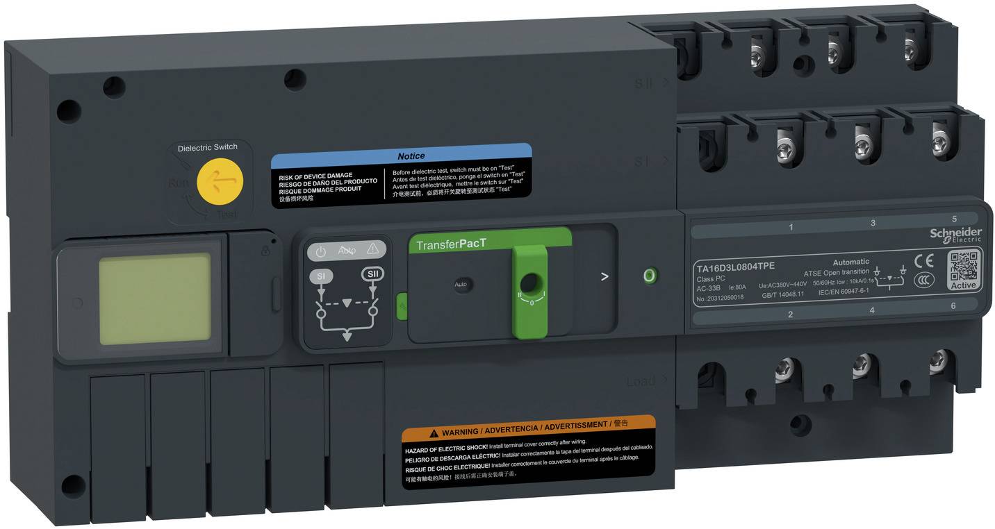 Schneider Electric TA16D3L0804TPE Netzumschaltsteuergerät 1St.