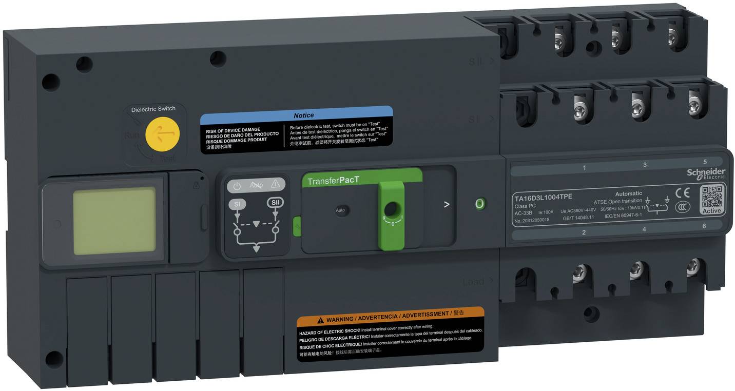 Schneider Electric TA16D3L1004TPE Netzumschaltsteuergerät 1St.