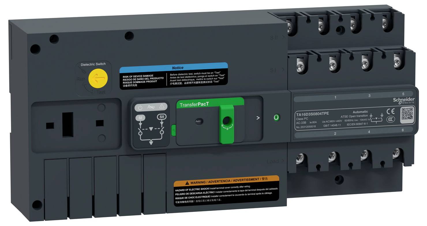 Schneider Electric TA16D3S0804TPE Netzumschaltsteuergerät 1St.