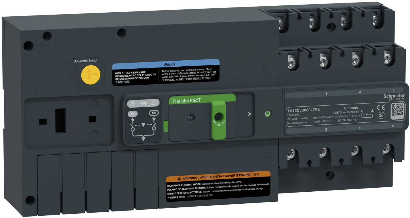 Schneider Electric TA16D3S0804TPE Netzumschaltsteuergerät 1St.