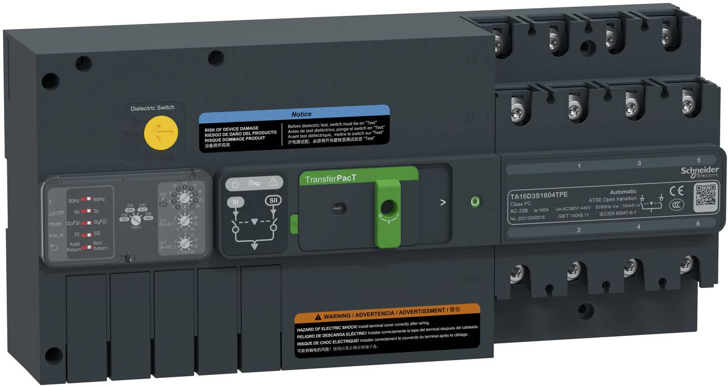 Schneider Electric TA16D3S1604TPE Netzumschaltsteuergerät 1 St.