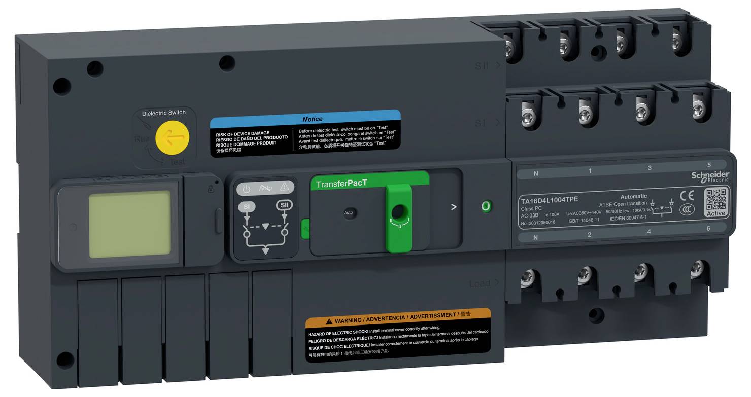 Schneider Electric TA16D4L1004TPE Netzumschaltsteuergerät 1St.