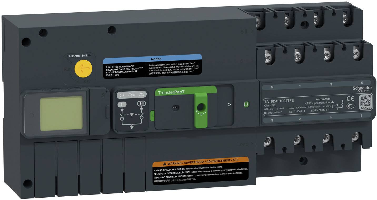 Schneider Electric TA16D4L1004TPE Netzumschaltsteuergerät 1St.