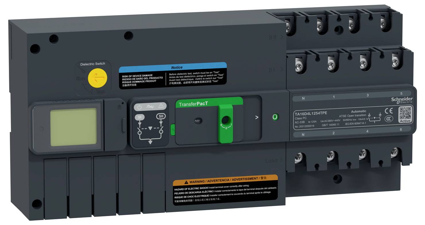 Schneider Electric TA16D4L1254TPE Netzumschaltsteuergerät 1St.