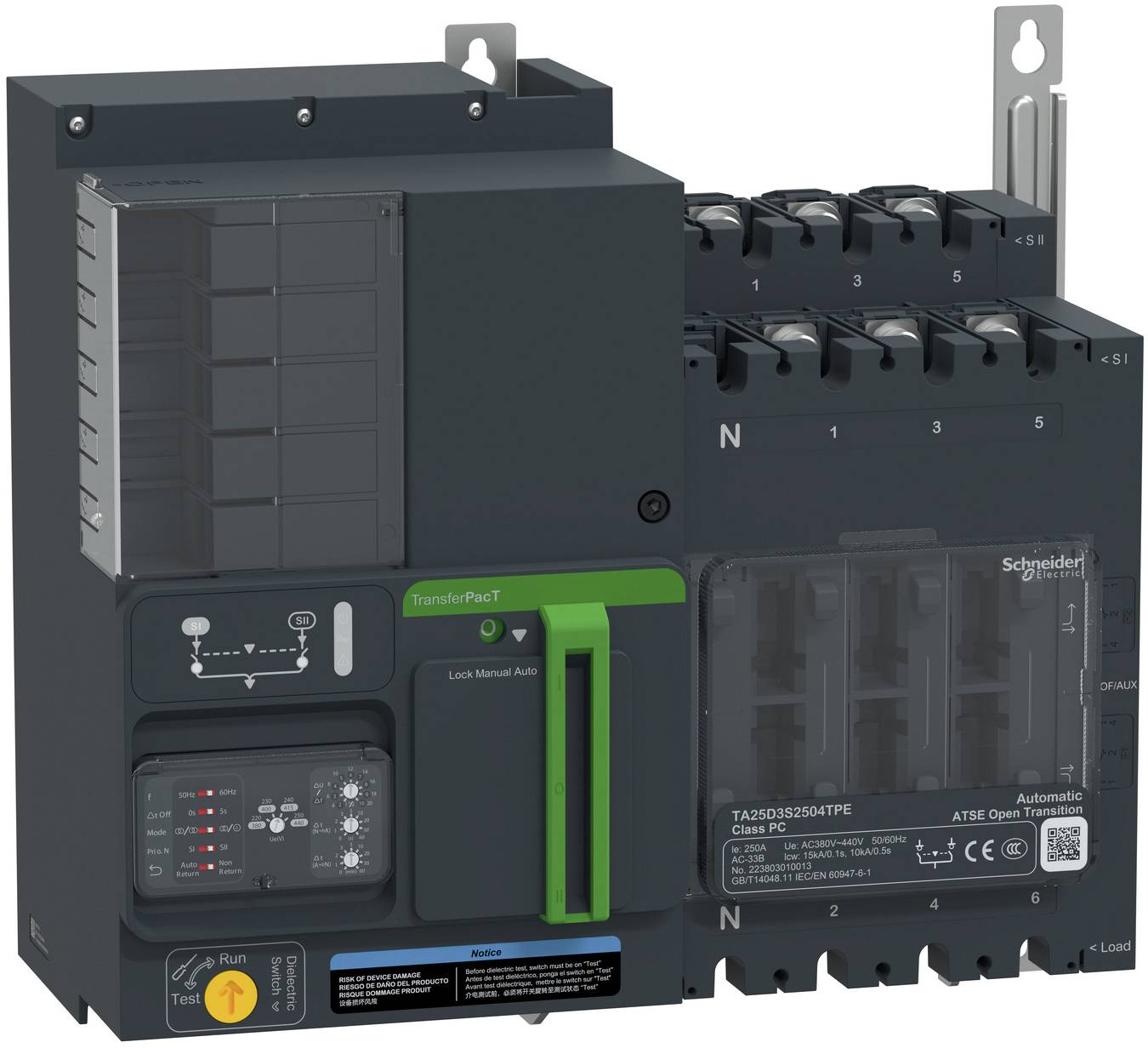 Schneider Electric TA25D3S2504TPE Netzumschaltsteuergerät 1St.