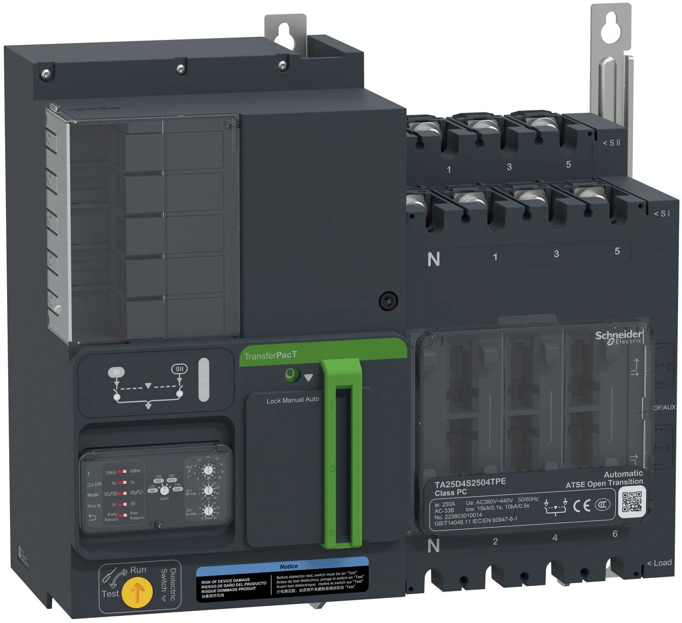 Schneider Electric TA25D4S2504TPE Netzumschaltsteuergerät 1St.
