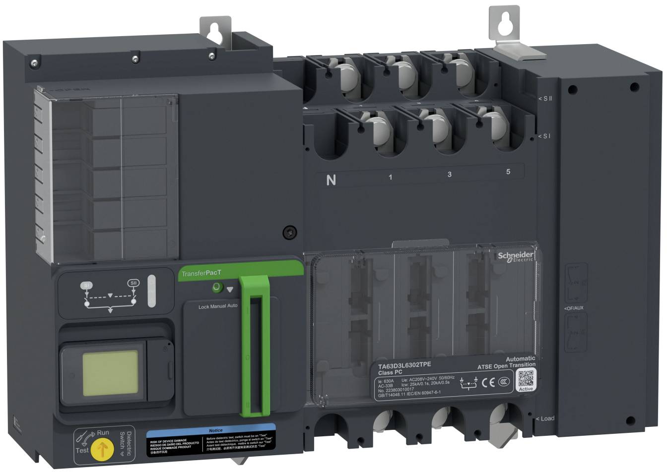Schneider Electric TA63D3L6302TPE Netzumschaltsteuergerät 1St.