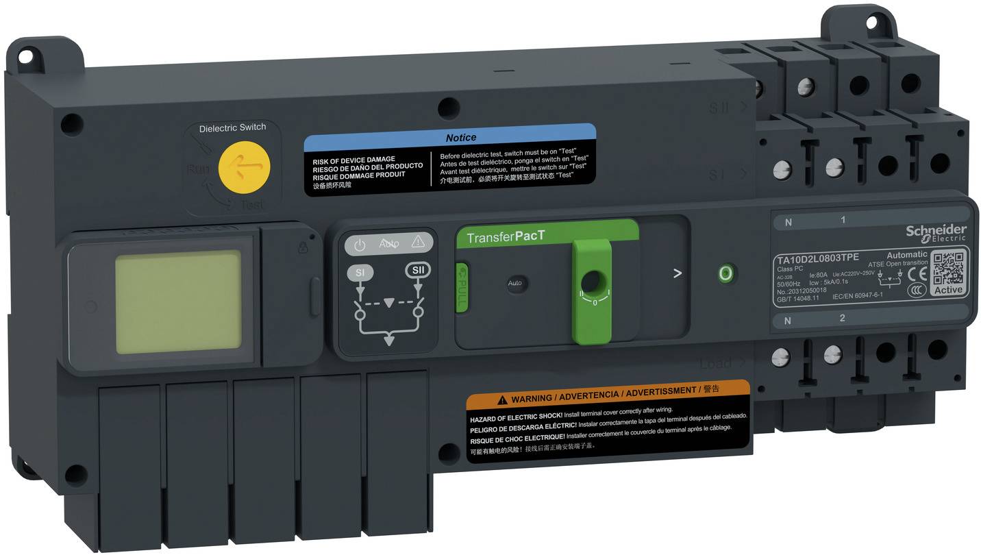 Schneider Electric TA10D2L0803TPE Netzumschaltsteuergerät 1 St.