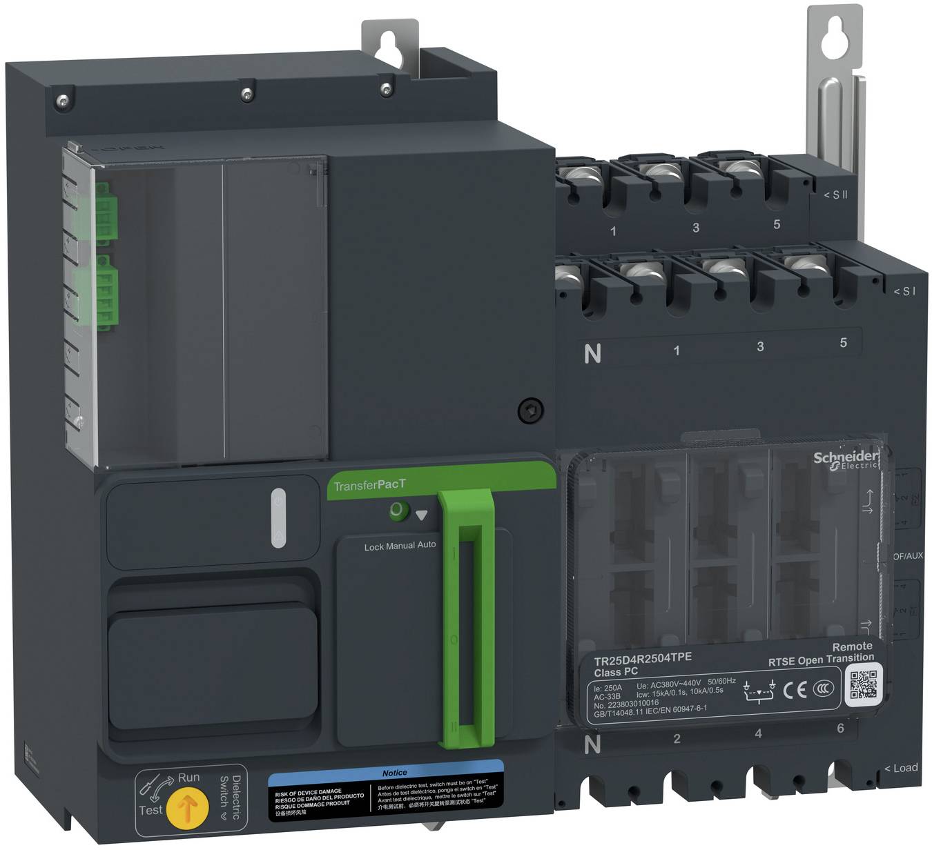 Schneider Electric TR25D4R2004TPE Netzumschaltsteuergerät 1St.