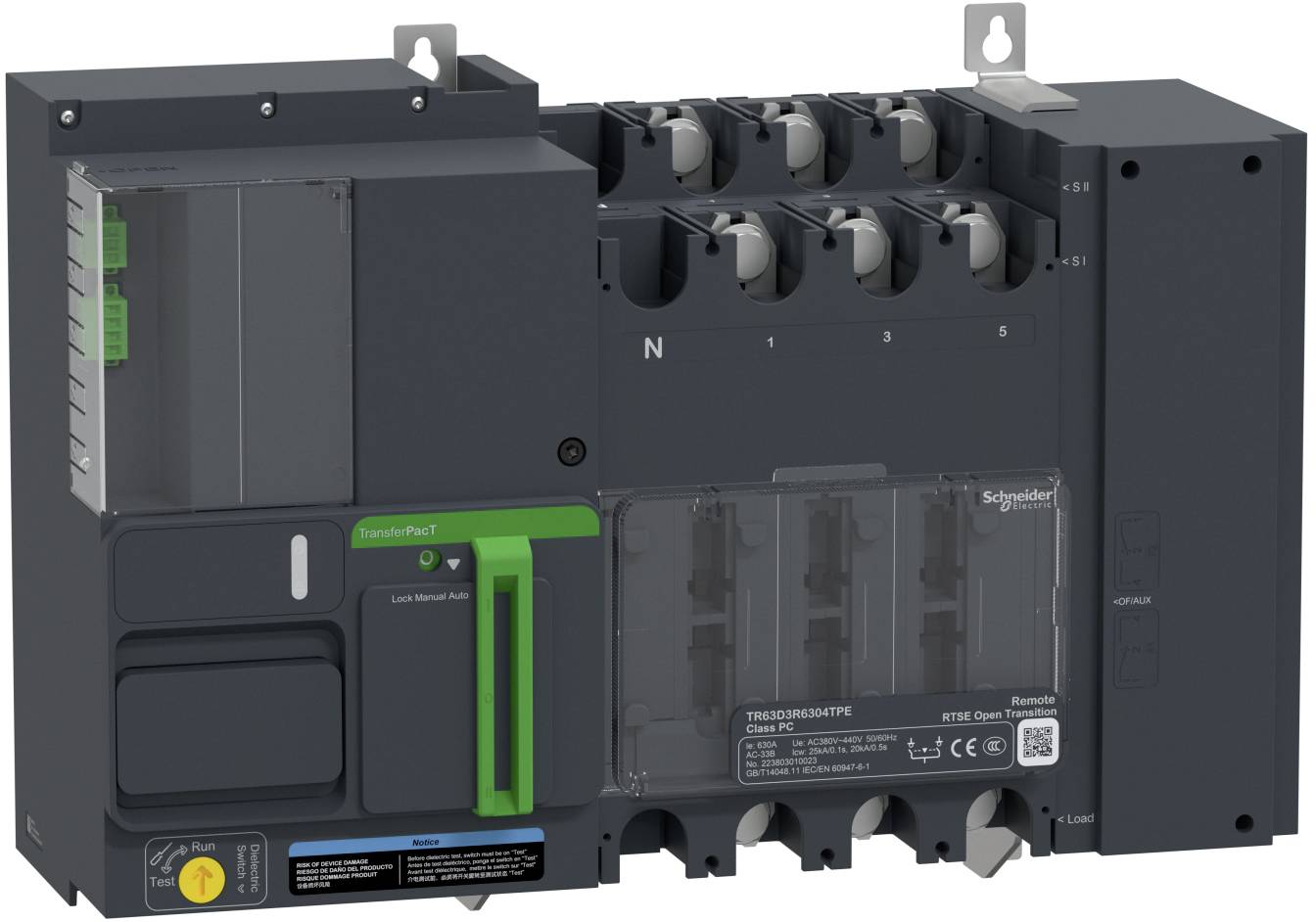 Schneider Electric TR63D3R4004TPE Netzumschaltsteuergerät 1St.