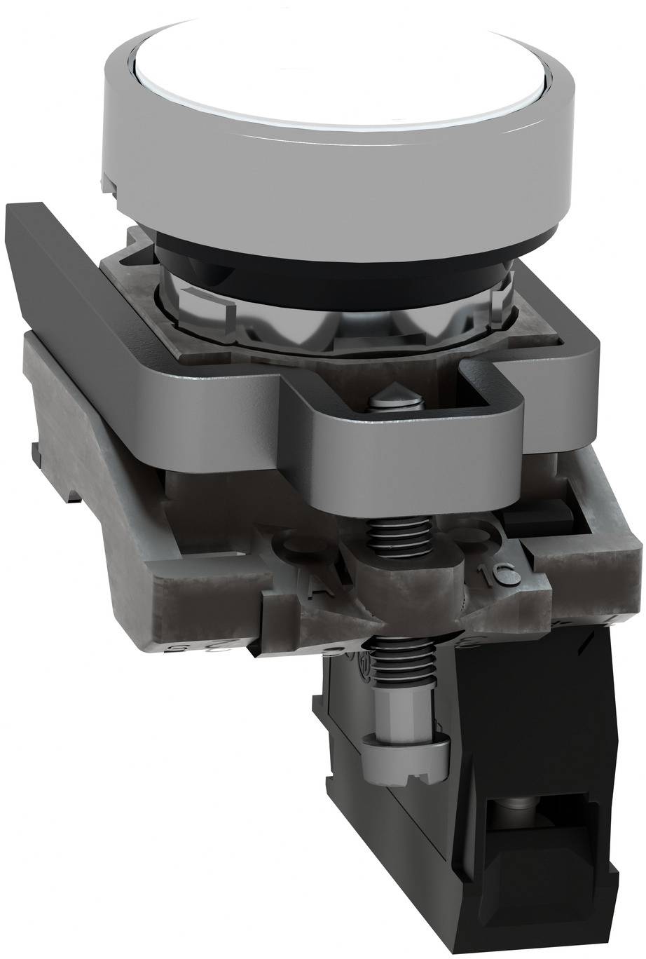 Schneider Electric XB4BACUST01 Drucktaster, Harmony XB4, Metall, 22mm, kundenspezifisch via Konfigurator Drucktaster 1St.