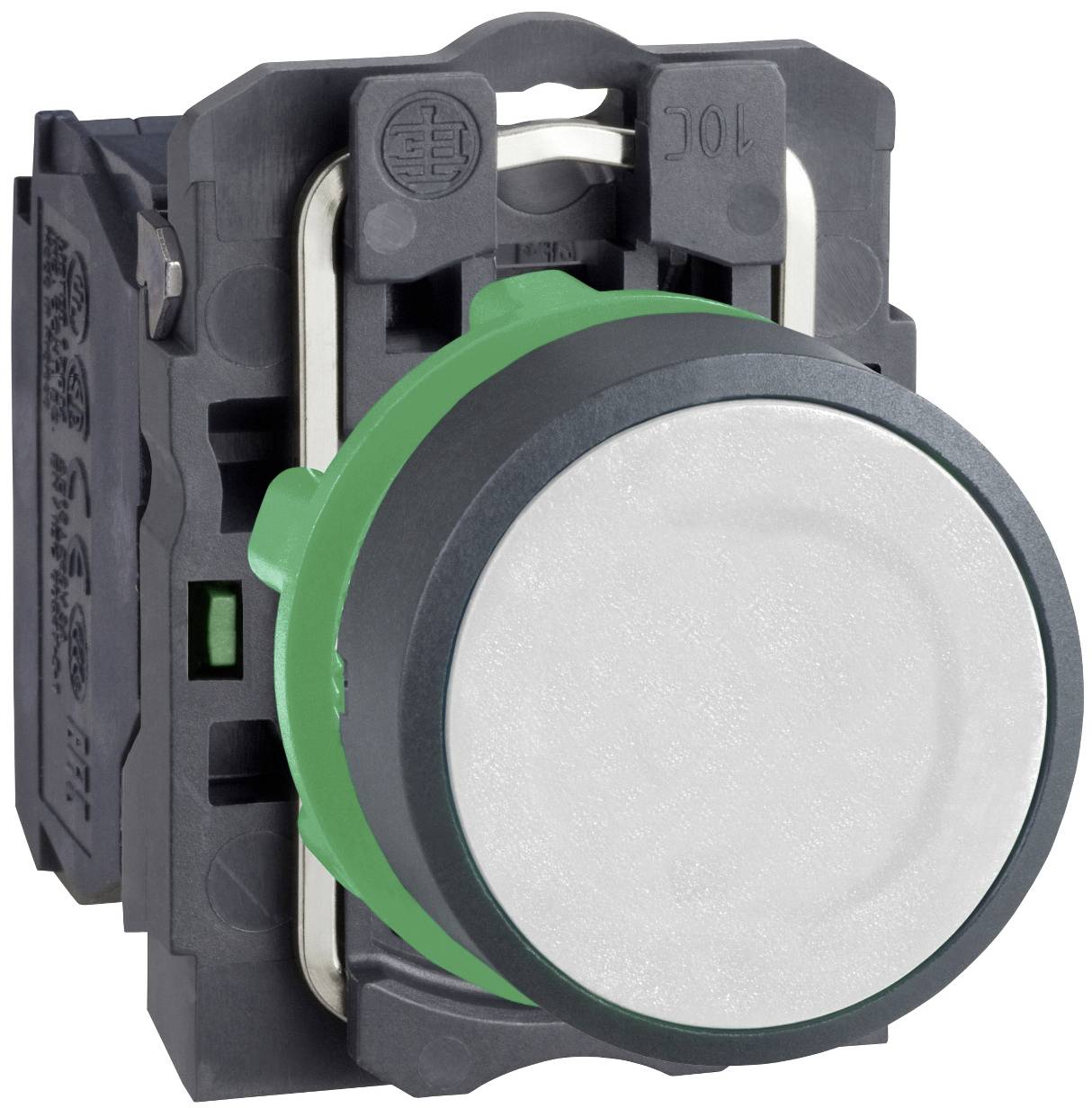 Schneider Electric XB5AACUST01 Drucktaster, Harmony XB5, Kunststoff, 22mm, Komplettgerät, kundenspezifisch via Konfigurator