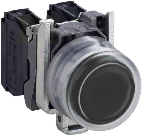 Schneider Electric XB4BPCUST01 Drucktaster, Harmony XB4, Metall, 22mm, mit Schutzkappe, kundenspezi