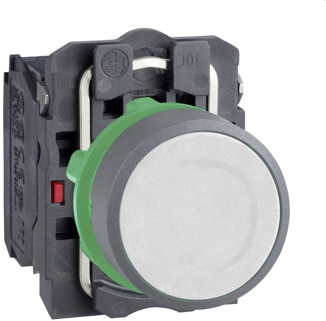 Schneider Electric XB5AACUST05 Drucktaster, Harmony XB5, Kunststoff, 22mm, Komplettgerät, kundenspezifisch via Konfigurator