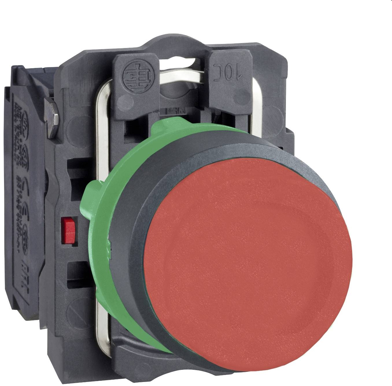 Schneider Electric XB5ALCUST01 Drucktaster, Harmony XB5, Kunststoff, vorstehend, 22mm, Komplettgerät, kundenspezifisch via