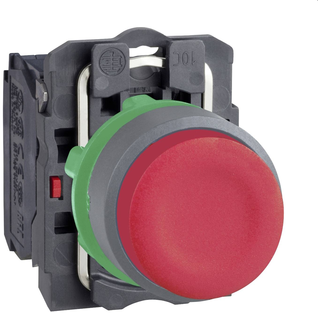 Schneider Electric XB5ALCUST02 Drucktaster, Harmony XB5, Kunststoff, vorstehend, 22mm, Komplettgerät, kundenspezifisch via