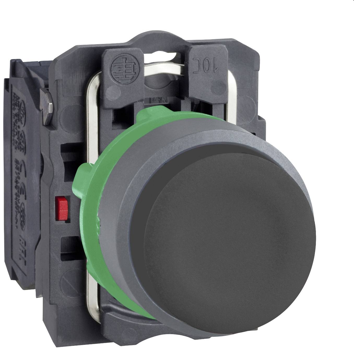 Schneider Electric XB5APCUST02 Drucktaster, Harmony XB5, Kunststoff, mit Schutzkappe, 22mm, Komplettgerät, kundenspezifisch via