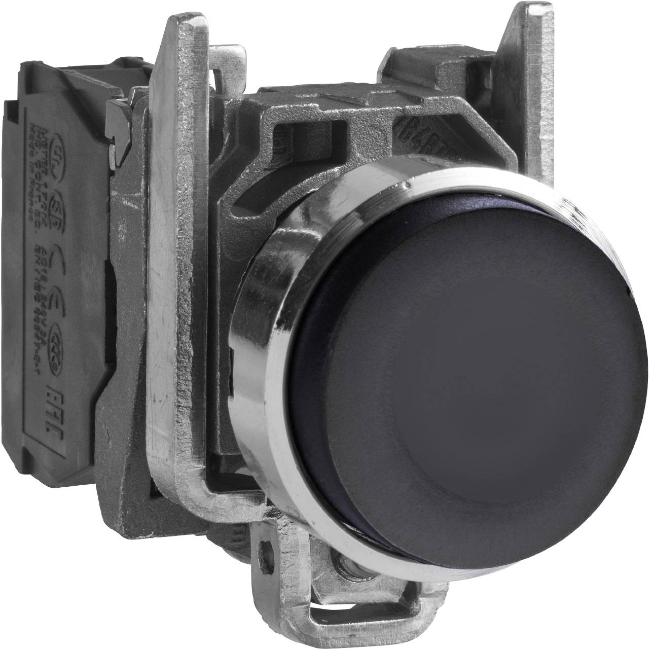 Schneider Electric XB4BLCUST01 Drucktaster, Harmony XB4, Metall, 22mm, vorstehend, tastend, kundenspezifisch via Konfigurator