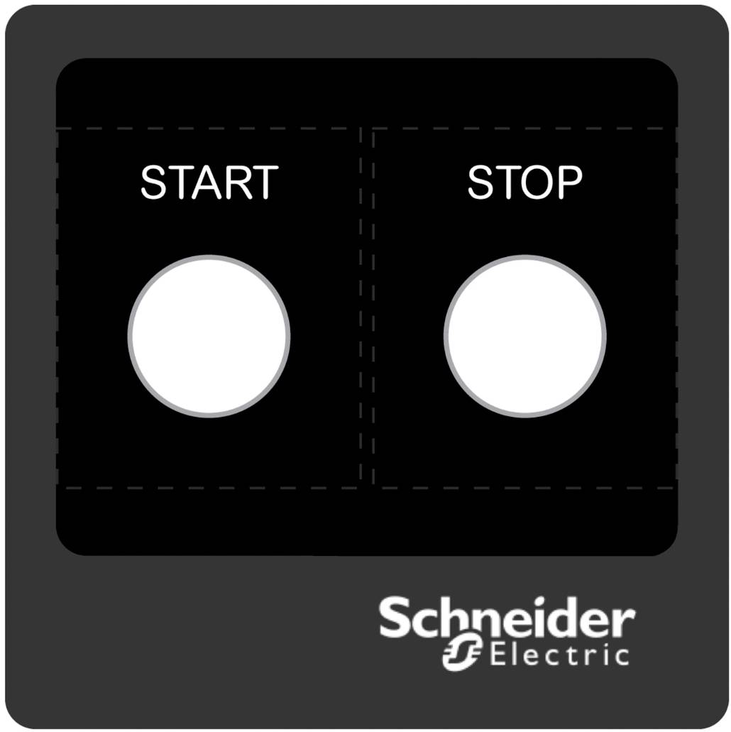 Schneider Electric ZBYLECUST01 Beschriftungsschild 1St.