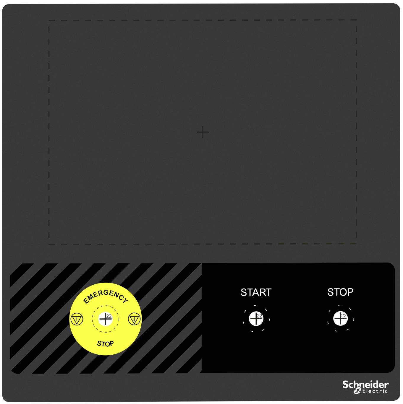 Schneider Electric ZBYLECUST05 Beschriftungsschild 1St.