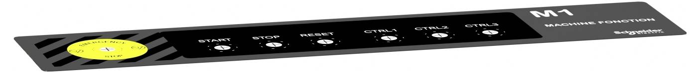 Schneider Electric ZBYLECUST09 Beschriftungsschild 1St.