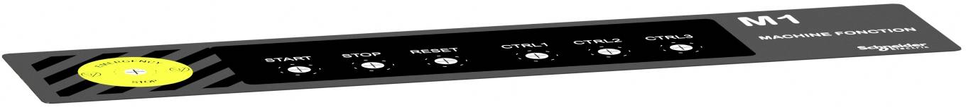 Schneider Electric ZBYLECUST09 Beschriftungsschild 1St.