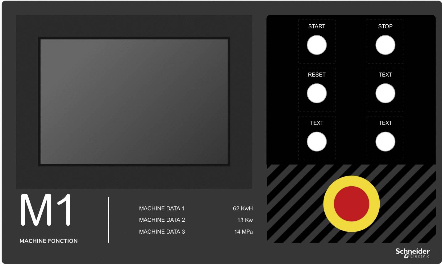 Schneider Electric Beschriftungsschild 1 St.
