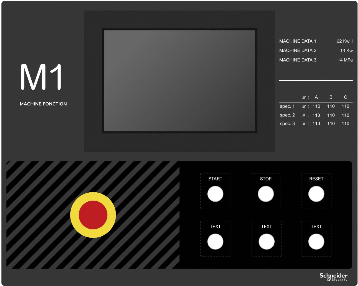 Schneider Electric Beschriftungsschild 1 St.