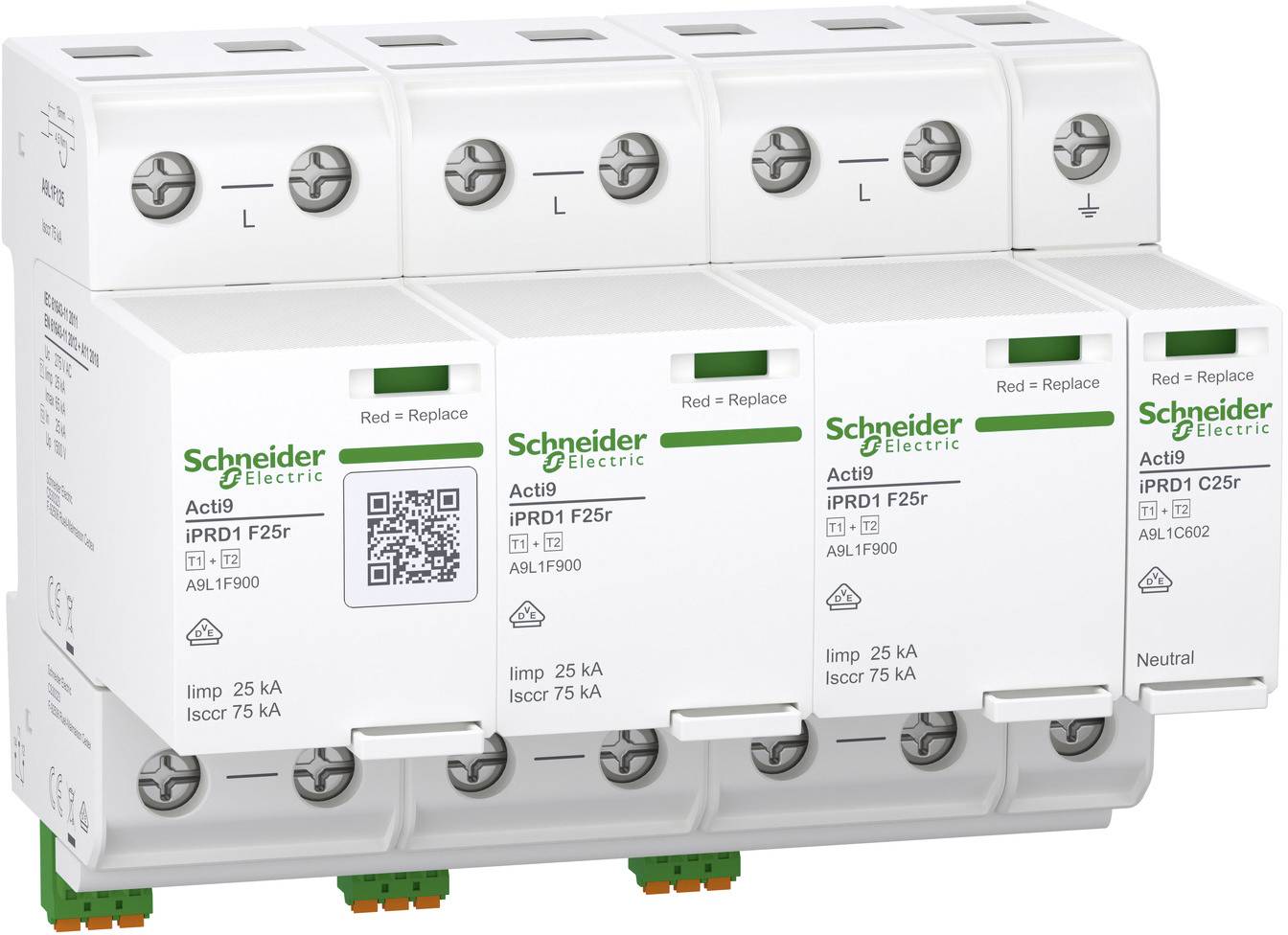 Schneider Electric A9L1F625 Kombiableiter 1 St.