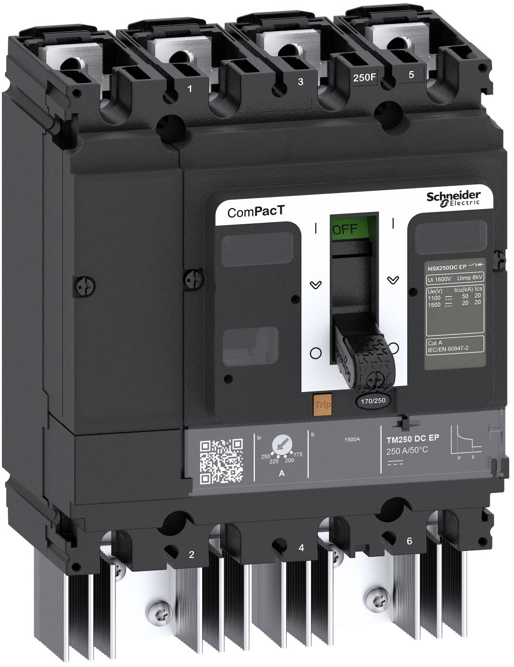 Schneider Electric C25F4TM200D3 Leistungsschalter 1St.
