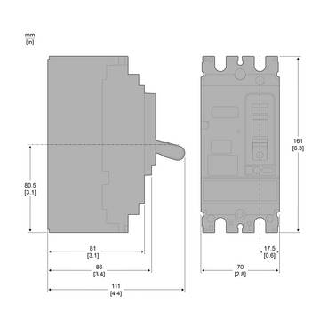 Schneider Electric C16M2TM160 Leistungsschalter 1St.