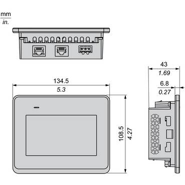 Schneider Electric HMIST6200FW SPS-Touchpanel