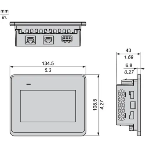 Schneider Electric HMIST6200FW SPS-Touchpanel Schneider Electric HMIST6200FW SPS-Touchpanel