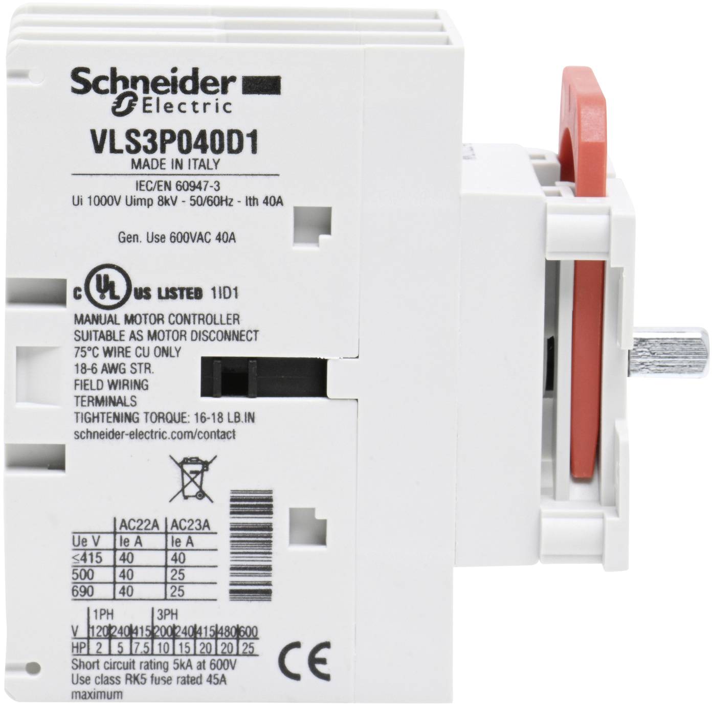 Schneider Electric VLS3P040D1 Lasttrennschalter 1St.