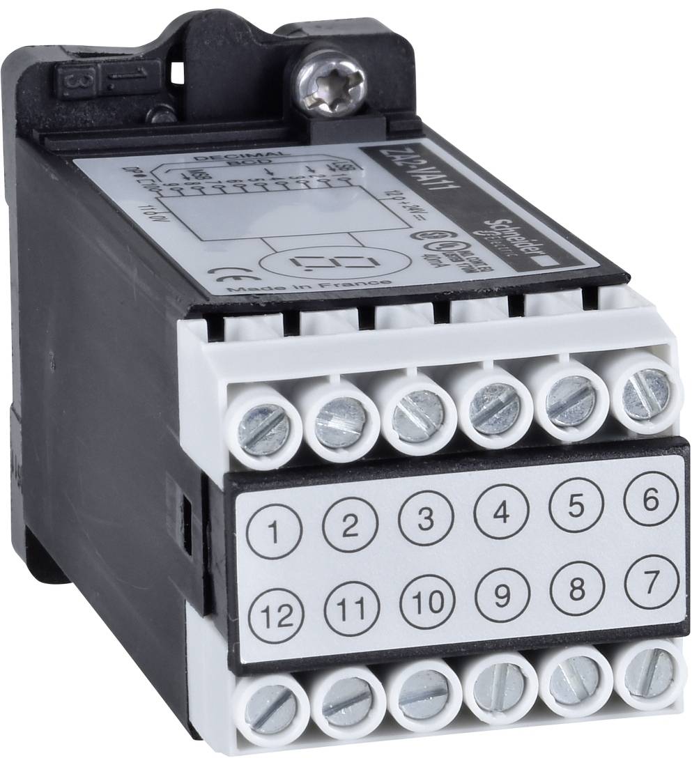 Schneider Electric ZA2VA11 Ziffernanzeige, Unterteil, Ø 22, dezimal+BCD Anzeigeskala 1St.