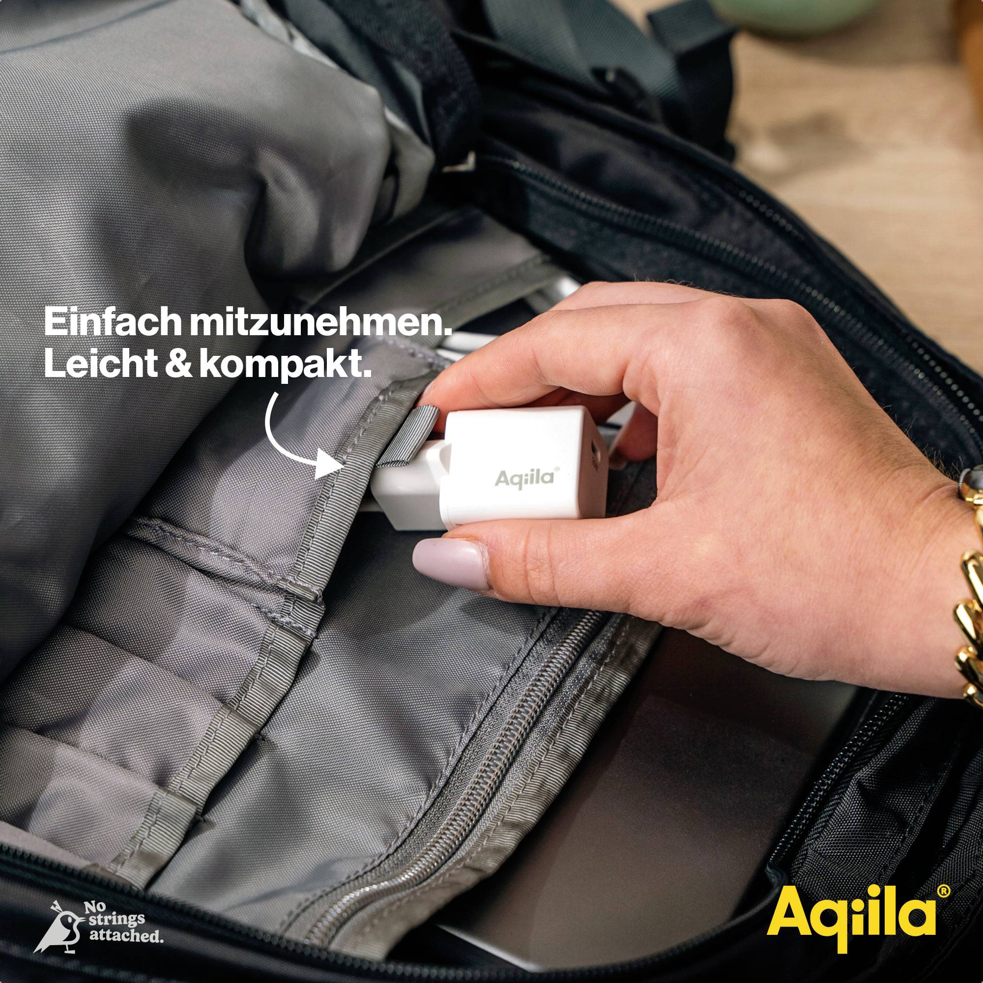 Aqiila W1 USB Ladegerät 20W 1x USB-C® Weiß Innenbereich