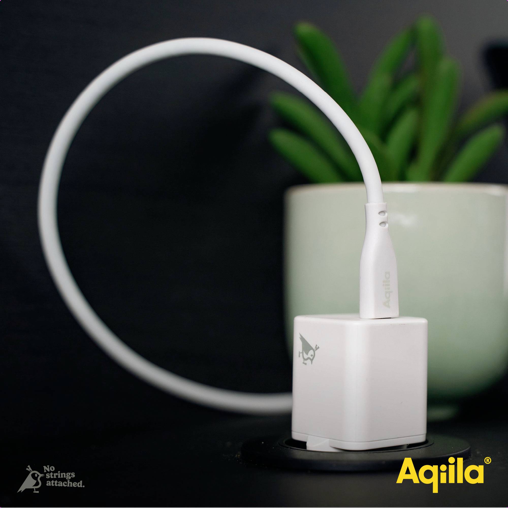 Aqiila W1 USB Ladegerät 20W 1x USB-C® Weiß Innenbereich