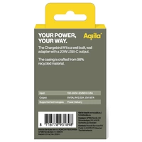 Aqiila W1 USB Ladegerät 20W 1x USB-C® Weiß Innenbereich Aqiila W1 USB Ladegerät 20W 1x USB-C® Weiß Innenbereich