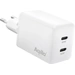 Aqiila W2 USB Ladegerät 45 W 2x USB-C® USB PD Weiß Innenbereich Aqiila W2 USB Ladegerät 45 W 2x USB-C® USB PD Weiß Innenbereich