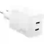 Aqiila W2 USB Ladegerät 45W 2x USB-C® USB PD Weiß Innenbereich Aqiila W2 USB Ladegerät 45W 2x USB-C® USB PD Weiß Innenbereich