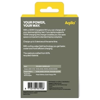Aqiila W4 USB Ladegerät 120W 1x USB-A, 2x USB-C® USB PD, Quick Charge 3.0, QC 4+ Weiß Innenbereich Aqiila W4 USB Ladegerät 120W 1x USB-A, 2x USB-C® USB PD, Quick Charge 3.0, QC 4+ Weiß Innenbereich