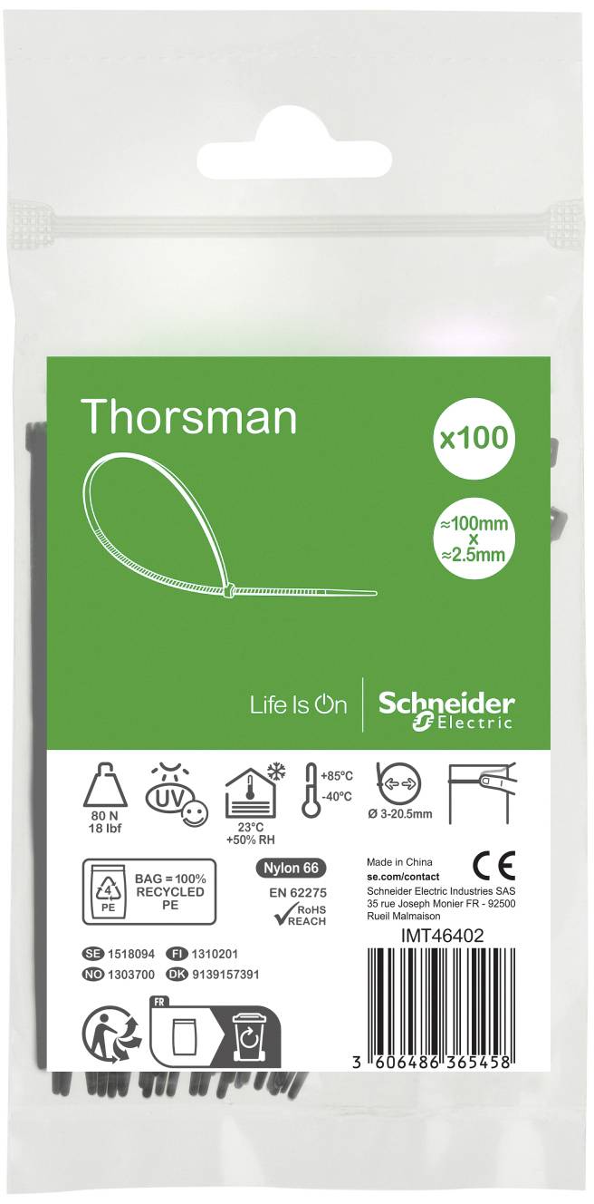 Schneider Electric IMT46402 Kabelbinder 100St.